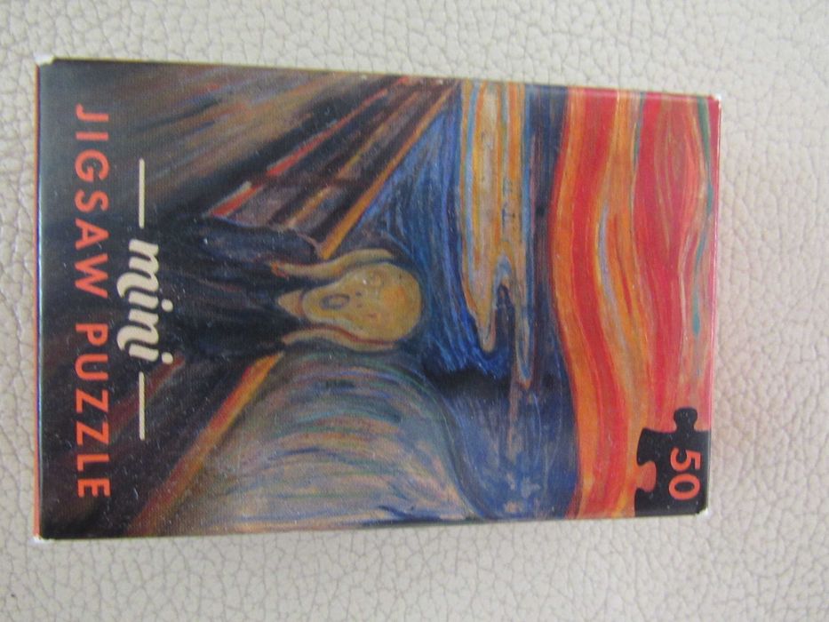 Мини пъзел 50 части-"Викът"-Едвард Мунк