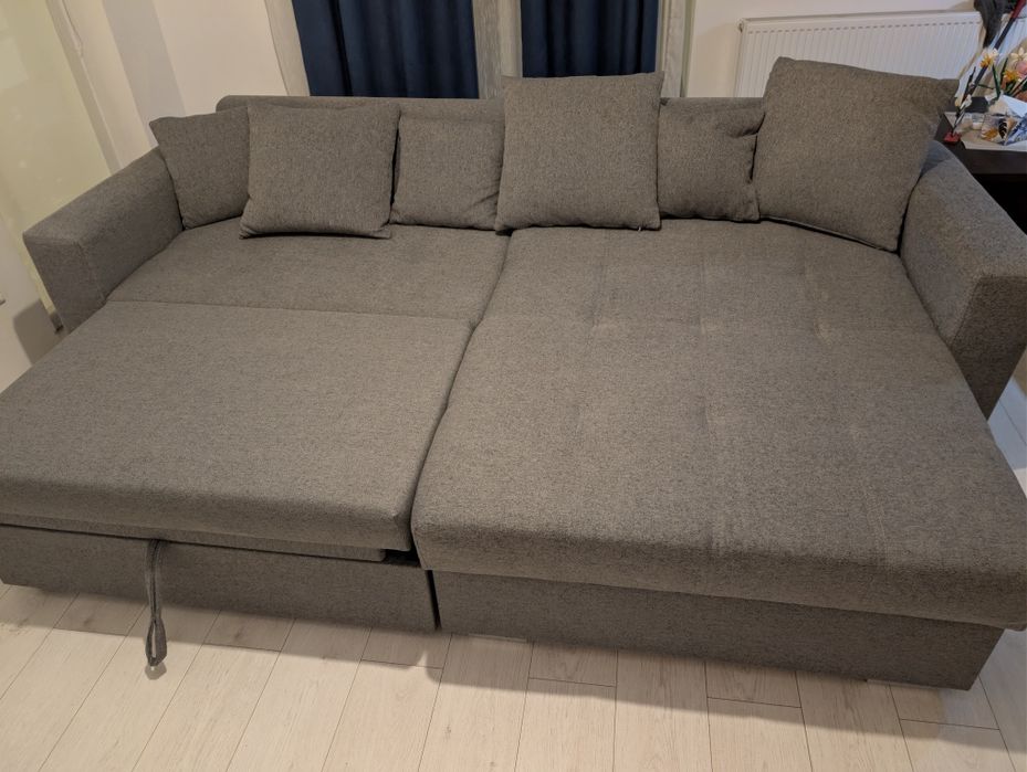 Colțar extensibil KringX Fjord interschimbabil, 266x90x165 cm