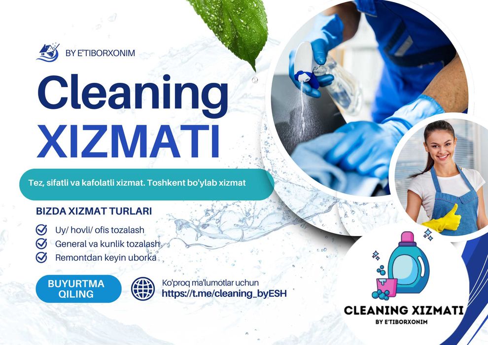 Cleaning xizmati-Toshkent