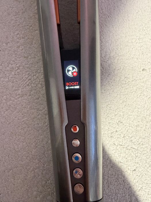Placa de par Dyson in stare perfecta / Temperatura reglabila pana la 140 grade / Ecran LCD / Cupru