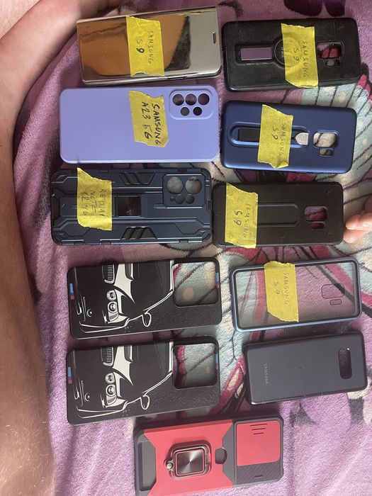 Vand huse pentru samsung S9 , iphone 12 , iphone 8+, iphone 14 pro max , xaomi redmi note 13 pro 5G , redmi note 12 4G