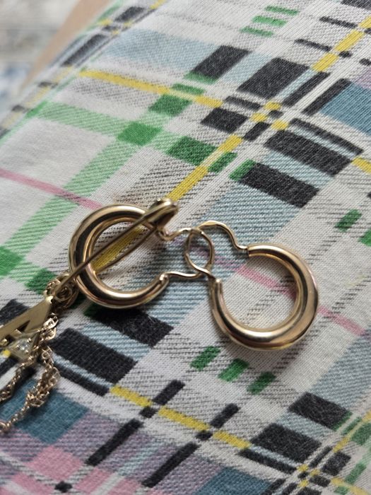 Продам серьги советские круглые