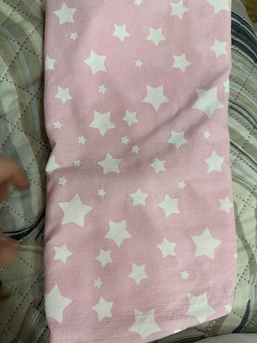 Наматрасник/простыни 75*75 в детскую кроватку