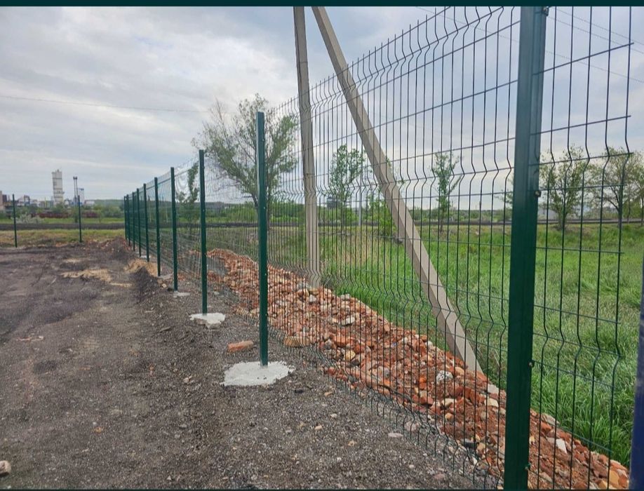 Установка 3D заборов