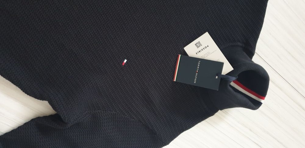 Tommy Hilfiger Cotton POLO  S НОВО ОРИГИНАЛ Мъжки Памучен Пуловер Поло