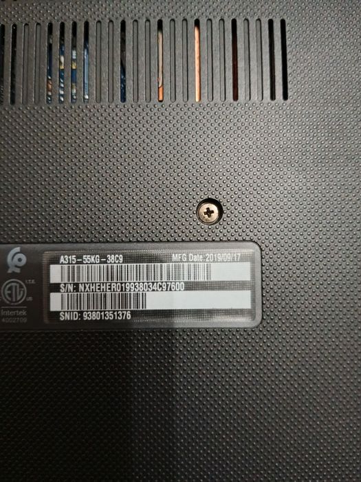 Ноутбук acer aspire 3