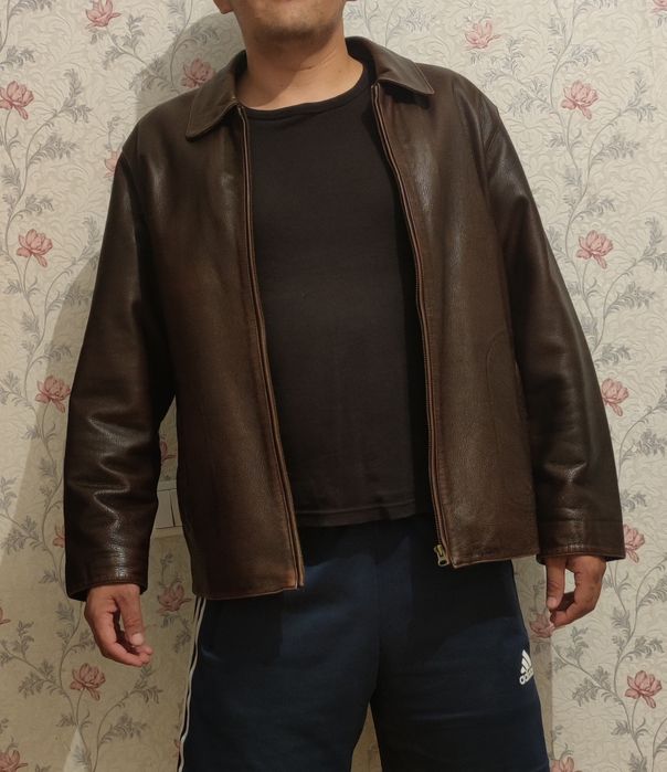 Кожаная куртка мужская