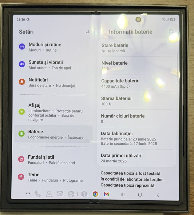 Samsung Galaxy Z Fold 7 1 TB 16 GB jetblack,factura garantie