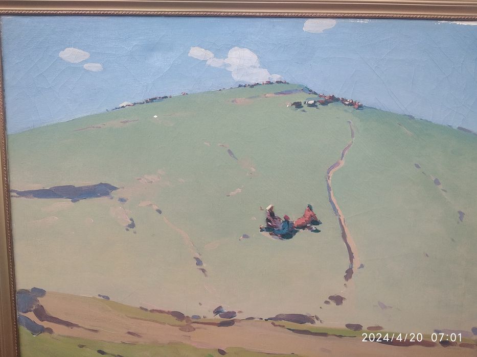 Картина Урала Тансыкбаева. 1964 г. Холст. Масленная краска.