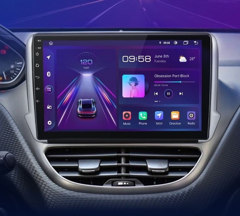 Navigatie Android  Dedicata Peugeot 208/2008 , Carplay Wireless Camera