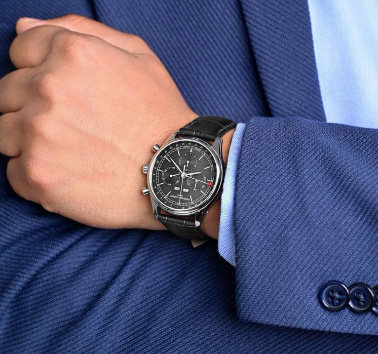 Швейцарские часы Frederique Constant, хронограф, кварцевый механизм