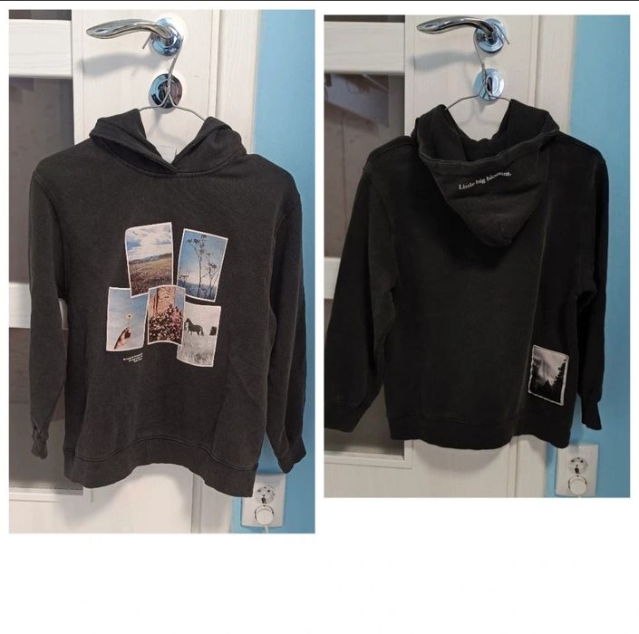 Bluza cu glugă ZARA pentru copii – model ușor alungit