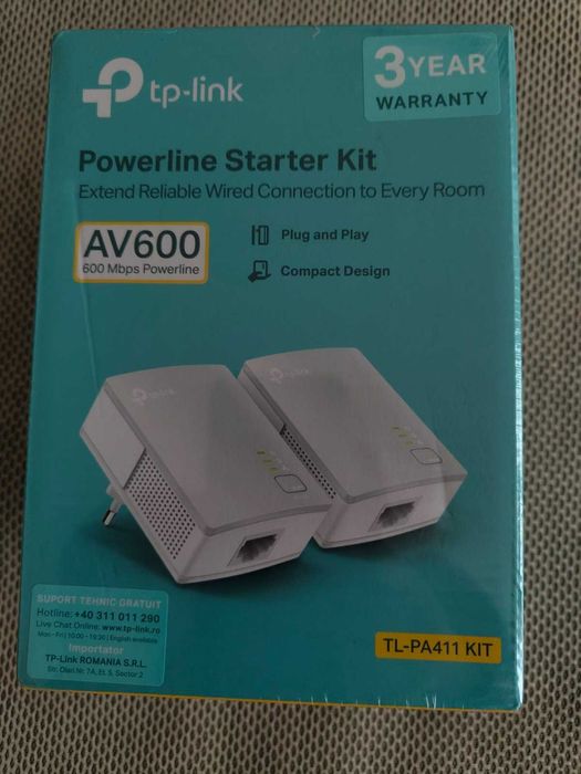 НОВ Powerline Adapter TP‑Link TL‑PA411 KIT