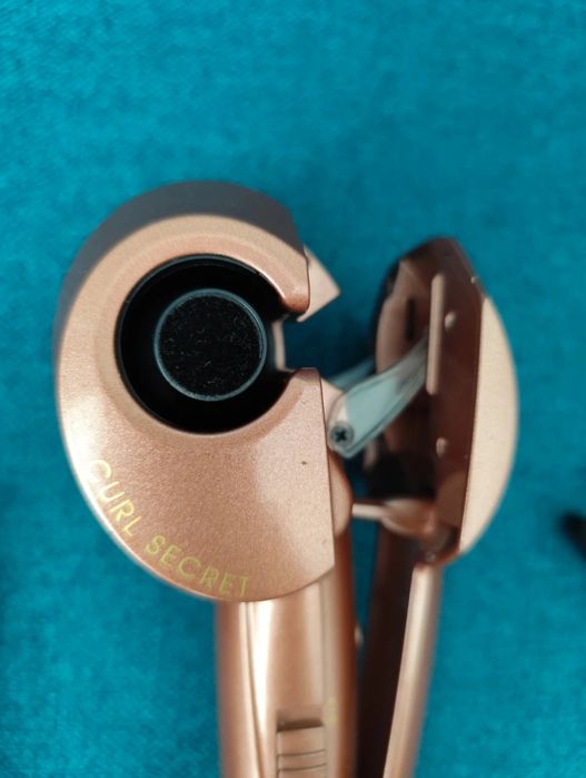 Ondulator BaByLiss Automat Curl Secret Elegance, 2 trepte de temperatura, Rose Gold