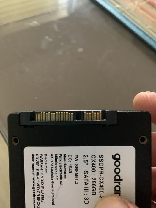 SSD goodram 256 gb  SH