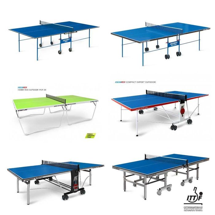 Теннисные столы. Игровые cтолы. Настольный Теннис, Аэрохоккей, Футбол
