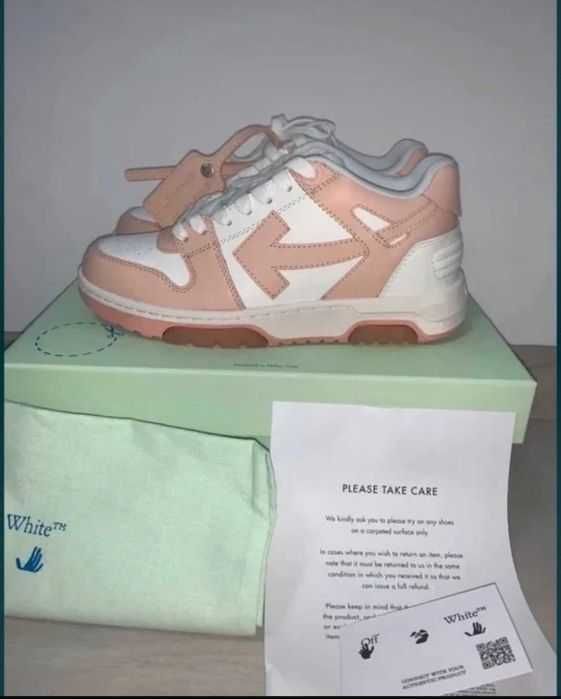 Adidasi originali Off white out off office roz marimea 38