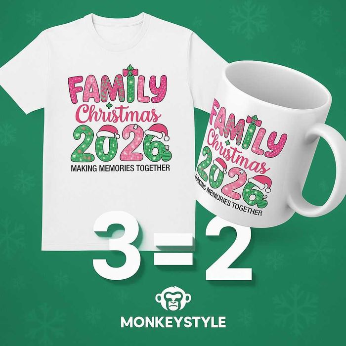 Коледни тениски и сетове с атрактивен принт