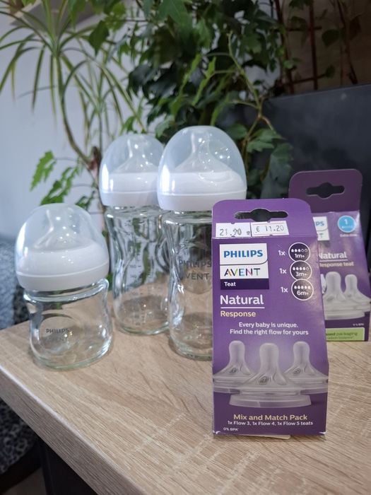 Philips Avent стъклени шишета