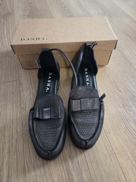 Balerini de piele Dasha, mărimea 38