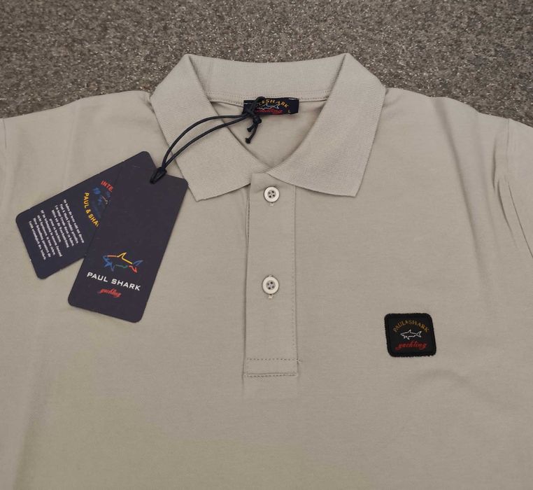 Нова мъжка тениска фланелка с яка Paul and Shark t-shirt блуза