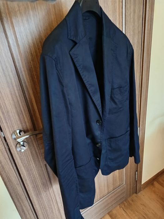 Sacou bărbați casual H&M culoare bleumarin