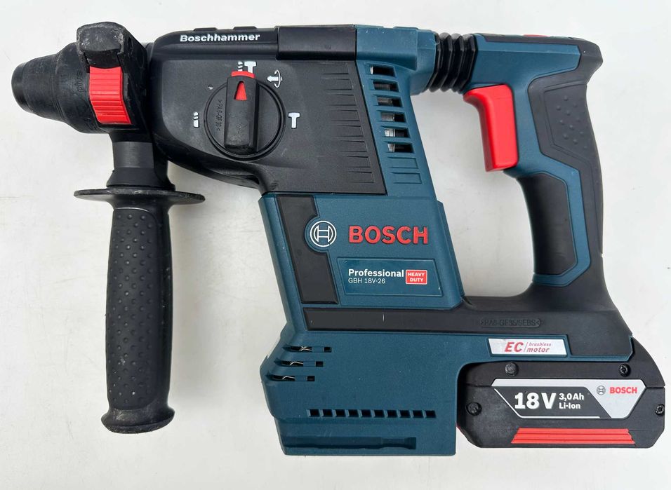 BOSCH GBH 18V-26 - Безчетков перфоратор 18V 2.6J перфектен!