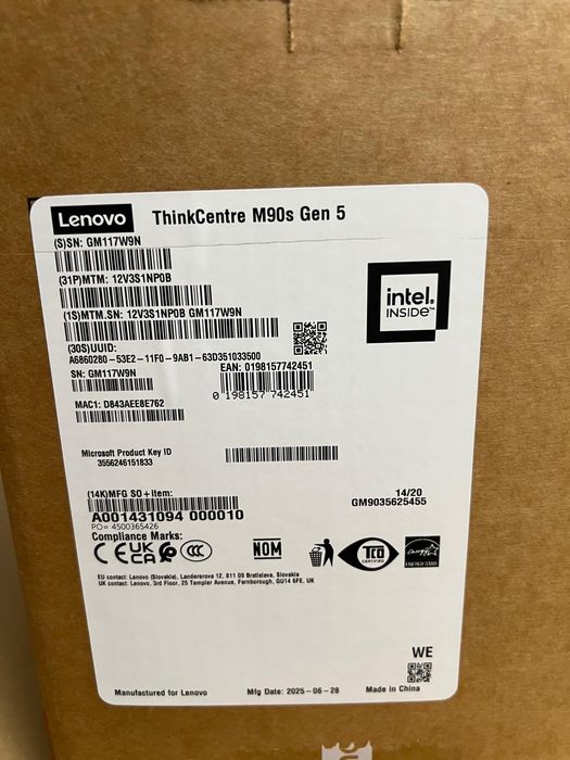Lenovo ThinkCentre M90s Gen 5