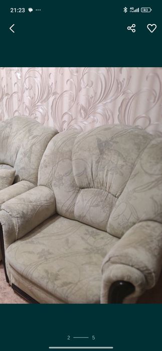 Продам диван и два кресла