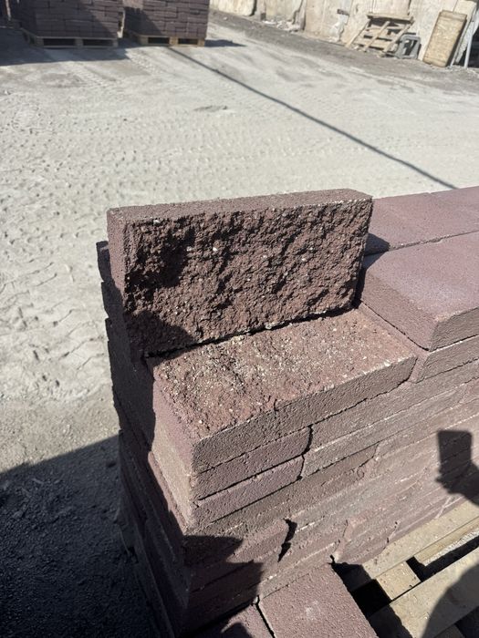 Брусчатка  кирпичик бордюр поребрик