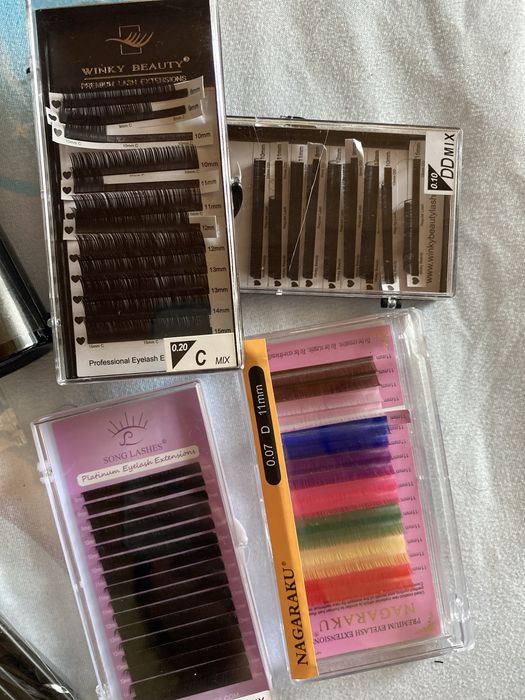 Set gene, lash shampoo, lash remover, etc.