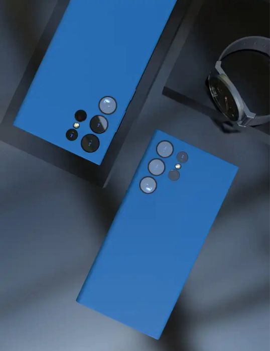 Samsung S24 S25 PLUS ULTRA Husa Silky Slim TPU Fin Interior Catifea