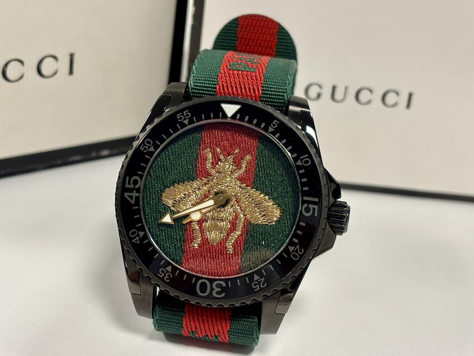 Gucci Ceas Scufundari  Full Set Acte Cutie Original 100%