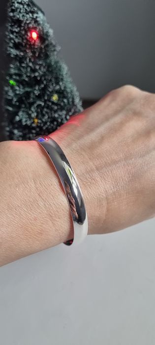 Brățara fixa ajustabila din argint