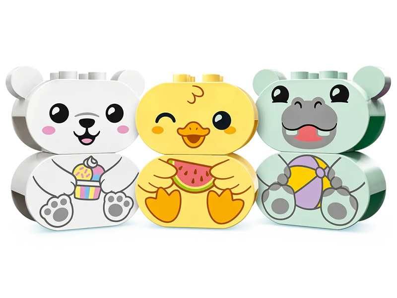 НОВИ! LEGO® DUPLO® 10965 Плаващ влак с животни за баня