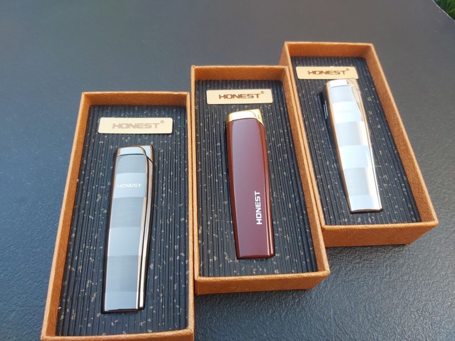 Луксозна запалка HONEST в подаръчна кутия,3 цвята