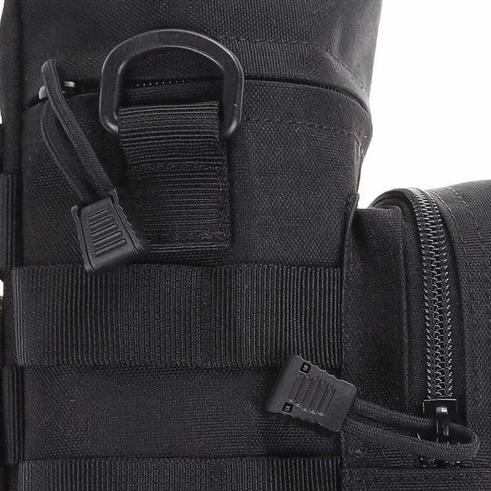 Мъжка чанта с дръжка в два цвята- за бутилка с вода, телефон, портмоне