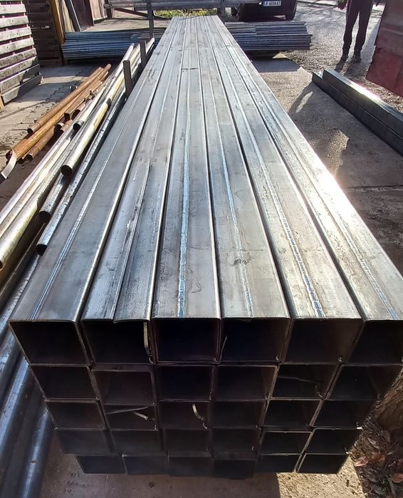 Черни профили 100х100х3, 6 метра дължина.