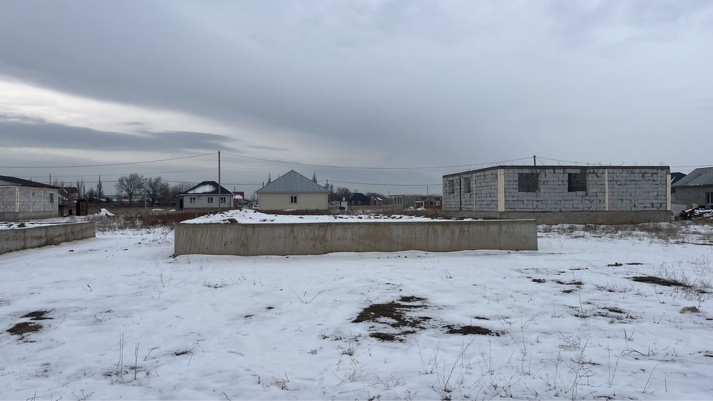 Продам участок с фундаментом