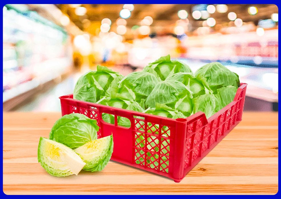 Ящик для капусты | прочный, многоразовый овощной контейнер tara