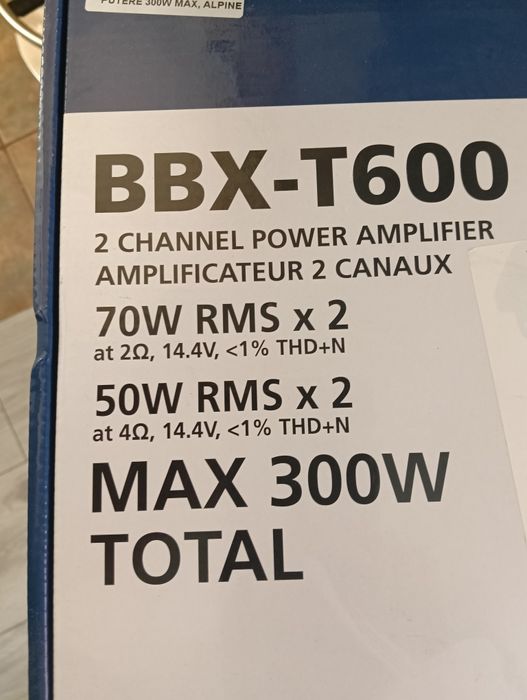 Subwoofer Alpine+ amplificator Alpine