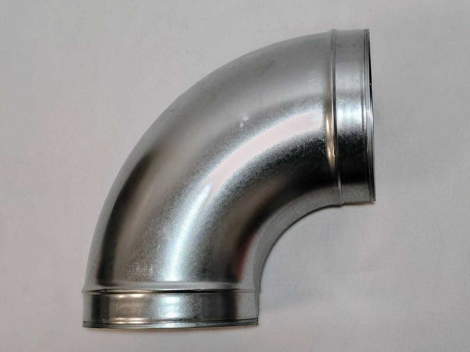 Коляно за аспирация ф200 поцинкована ламарина