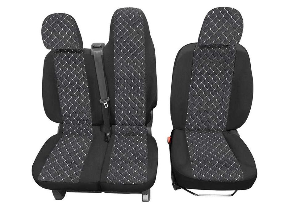 Тапицерия Капитоне за Opel Vivaro / Опел Виваро 2014+ 2+1 3 Цвята