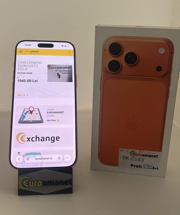 Telefon mobil Apple iPhone 17 Pro Max, 256GB, 5G -A-