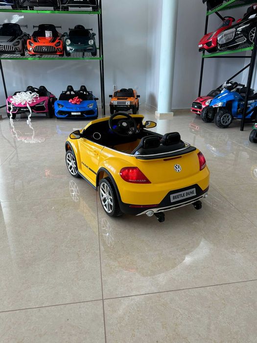Лицензирана детска акумулаторна кола VW Beetle Convertible 6V