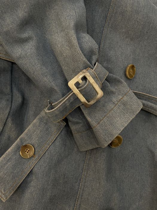 Пальто джинсовое