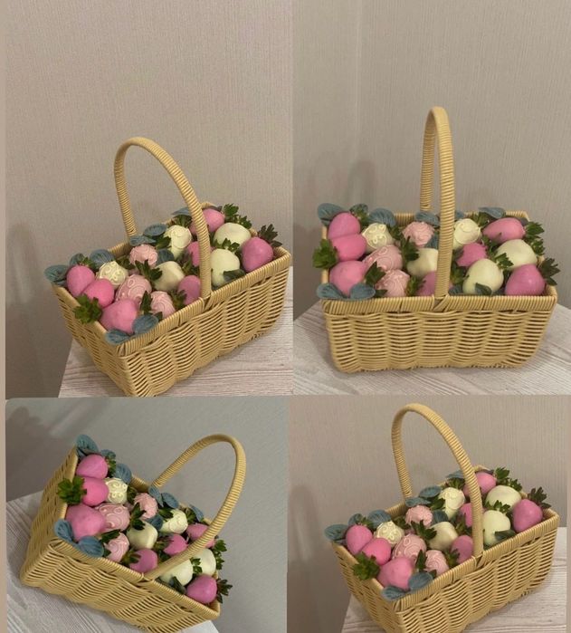 Клубника в шоколаде, букеты 24/7