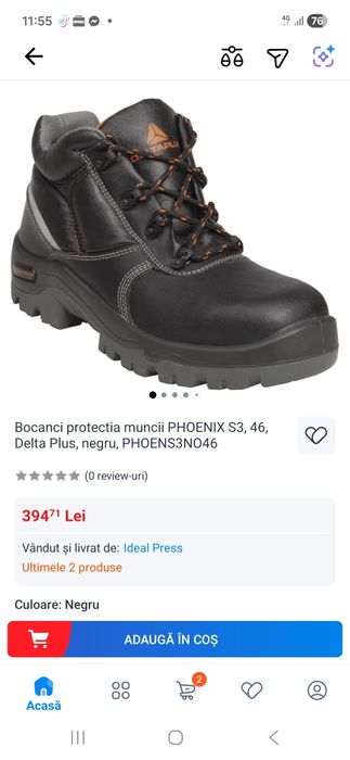 Vând încălțăminte pt bărbați Delta plus