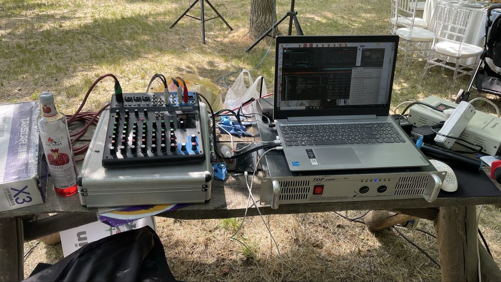 Аппаратура музыкант ансамбл калонка колонка