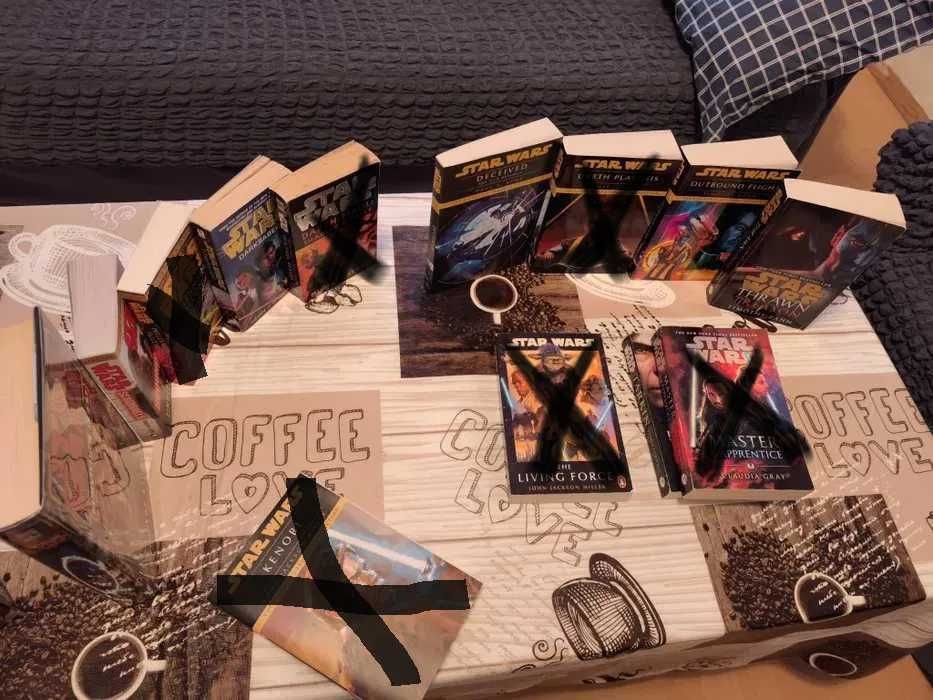 Книги на английски; Star Wars; Jedi; The Force; Dark Side; Thrawn;